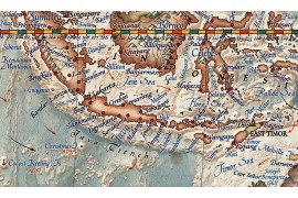 Carte du monde moderne