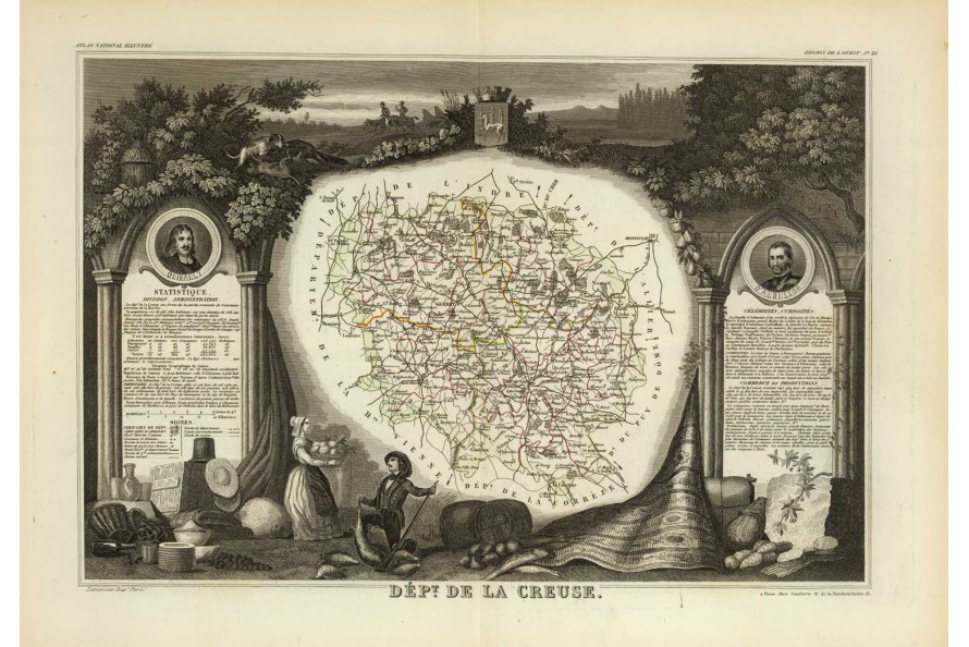 La creuse en 1856