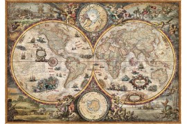 Barocke moderne Karte