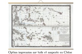 Carte de la Polynésie en 1826