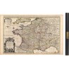 Carte de France ancienne de 1708
