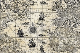 Karte der antiken Welt von 1623