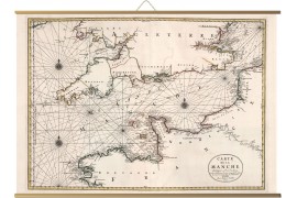 Carte ancienne de la Manche en 1693