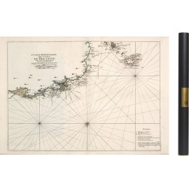 Carte de l'Anse de Goulven à Ouessant en 1693