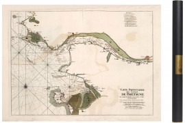 Carte de l'embouchure de la Loire en 1693