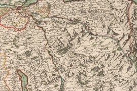 Grande carte du Duché de Savoie en 1693