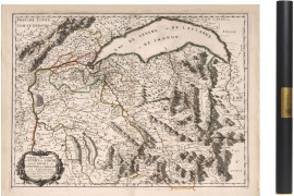 Carte ancienne de Savoie - Partie Nord 1663