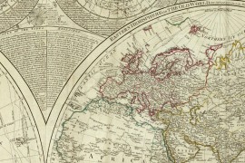 Große Weltkarte von 1787