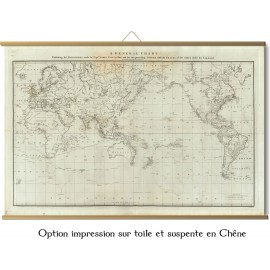 Monde en 1785 - Expéditions du capitaine Cook