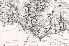 Carte ancienne de Belle-Ile-en-Mer en 1761