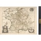 Carte des postes en 1691