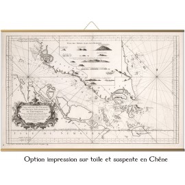 Straße von Singapur und Malakka 1755 vom Kartographen Bellin