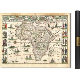 l'Afrique en 1630 par Willem Blaeu