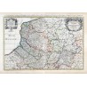 Carte des mondes anciens d'Homère, Aristote, Ptolémée, Strabon, et d'Erastothène en 1831