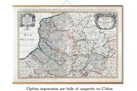 Carte des mondes anciens d'Homère, Aristote, Ptolémée, Strabon, et d'Erastothène en 1831