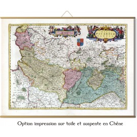 Carte des mondes anciens d'Homère, Aristote, Ptolémée, Strabon, et d'Erastothène en 1831