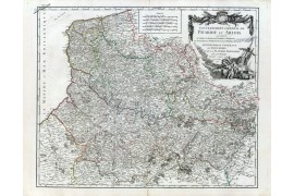 Carte des mondes anciens d'Homère, Aristote, Ptolémée, Strabon, et d'Erastothène en 1831