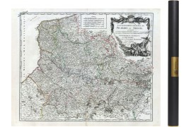Carte des mondes anciens d'Homère, Aristote, Ptolémée, Strabon, et d'Erastothène en 1831