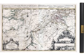 Carte des mondes anciens d'Homère, Aristote, Ptolémée, Strabon, et d'Erastothène en 1831