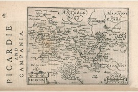 Carte des mondes anciens d'Homère, Aristote, Ptolémée, Strabon, et d'Erastothène en 1831