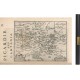 Carte des mondes anciens d'Homère, Aristote, Ptolémée, Strabon, et d'Erastothène en 1831