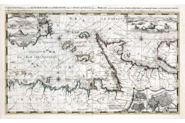 Carte des mondes anciens d'Homère, Aristote, Ptolémée, Strabon, et d'Erastothène en 1831