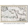 Carte des mondes anciens d'Homère, Aristote, Ptolémée, Strabon, et d'Erastothène en 1831