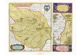 Carte des mondes anciens d'Homère, Aristote, Ptolémée, Strabon, et d'Erastothène en 1831