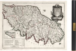 Carte des mondes anciens d'Homère, Aristote, Ptolémée, Strabon, et d'Erastothène en 1831