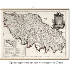 Carte des mondes anciens d'Homère, Aristote, Ptolémée, Strabon, et d'Erastothène en 1831