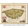 Carte des mondes anciens d'Homère, Aristote, Ptolémée, Strabon, et d'Erastothène en 1831