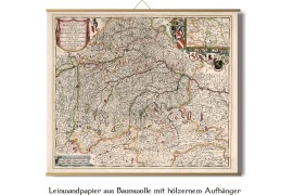 1684 Alte Karte von Bayern