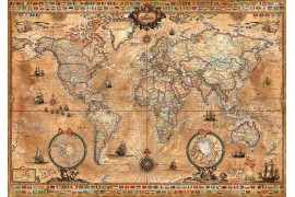Carte moderne à la façon XVII eme Siécle