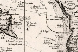 Carte des mondes anciens d'Homère, Aristote, Ptolémée, Strabon, et d'Erastothène en 1831