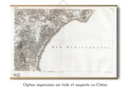 Carte de Cassini 043 - Laon et Noyon - 1750