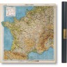 Carte des mondes anciens d'Homère, Aristote, Ptolémée, Strabon, et d'Erastothène en 1831