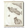 Carte des mondes anciens d'Homère, Aristote, Ptolémée, Strabon, et d'Erastothène en 1831
