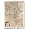 Carte des mondes anciens d'Homère, Aristote, Ptolémée, Strabon, et d'Erastothène en 1831
