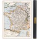 Carte des mondes anciens d'Homère, Aristote, Ptolémée, Strabon, et d'Erastothène en 1831