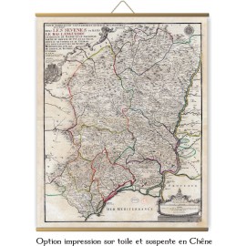 Carte des mondes anciens d'Homère, Aristote, Ptolémée, Strabon, et d'Erastothène en 1831