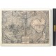 Carte des mondes anciens d'Homère, Aristote, Ptolémée, Strabon, et d'Erastothène en 1831