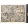 Carte des mondes anciens d'Homère, Aristote, Ptolémée, Strabon, et d'Erastothène en 1831