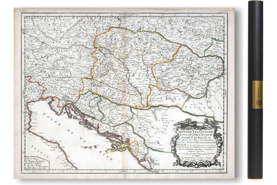 Carte des mondes anciens d'Homère, Aristote, Ptolémée, Strabon, et d'Erastothène en 1831