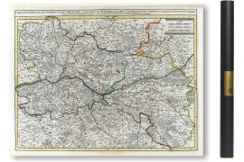 Carte des mondes anciens d'Homère, Aristote, Ptolémée, Strabon, et d'Erastothène en 1831