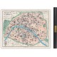 Carte des mondes anciens d'Homère, Aristote, Ptolémée, Strabon, et d'Erastothène en 1831