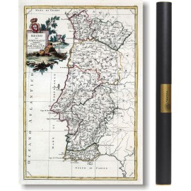 Carte des mondes anciens d'Homère, Aristote, Ptolémée, Strabon, et d'Erastothène en 1831