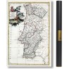 Carte des mondes anciens d'Homère, Aristote, Ptolémée, Strabon, et d'Erastothène en 1831
