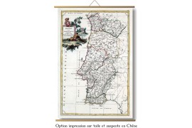 Carte des mondes anciens d'Homère, Aristote, Ptolémée, Strabon, et d'Erastothène en 1831
