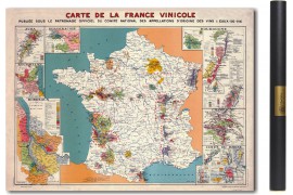 Carte des mondes anciens d'Homère, Aristote, Ptolémée, Strabon, et d'Erastothène en 1831