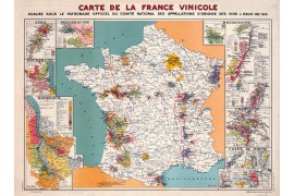 Carte des mondes anciens d'Homère, Aristote, Ptolémée, Strabon, et d'Erastothène en 1831